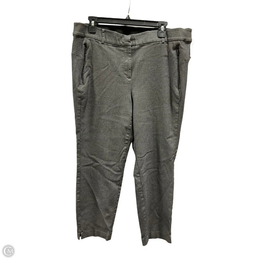 Pants Cropped By Lane Bryant In Black & White, Size: 18