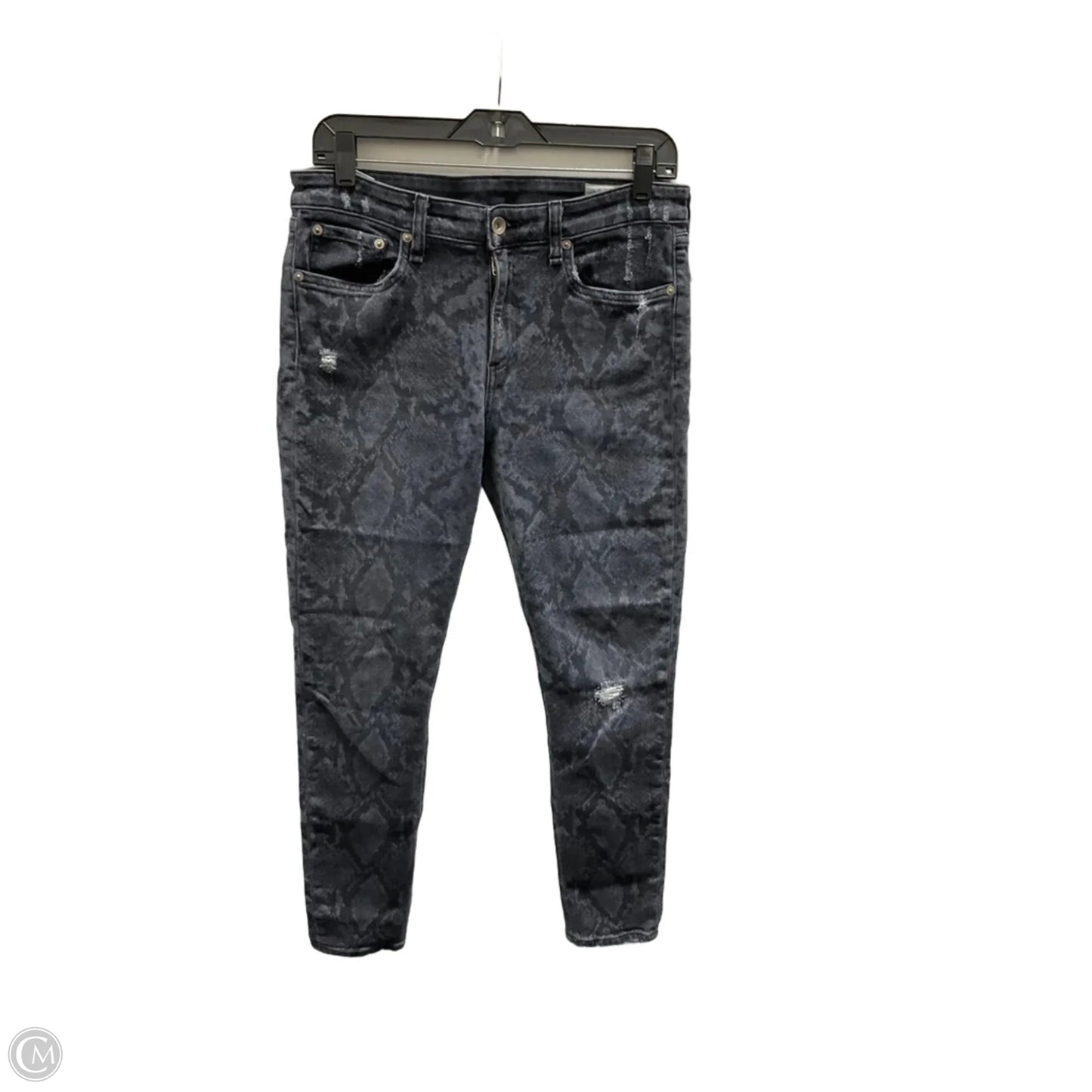 Jeans Skinny By Rag And Bone In Grey, Size: 8