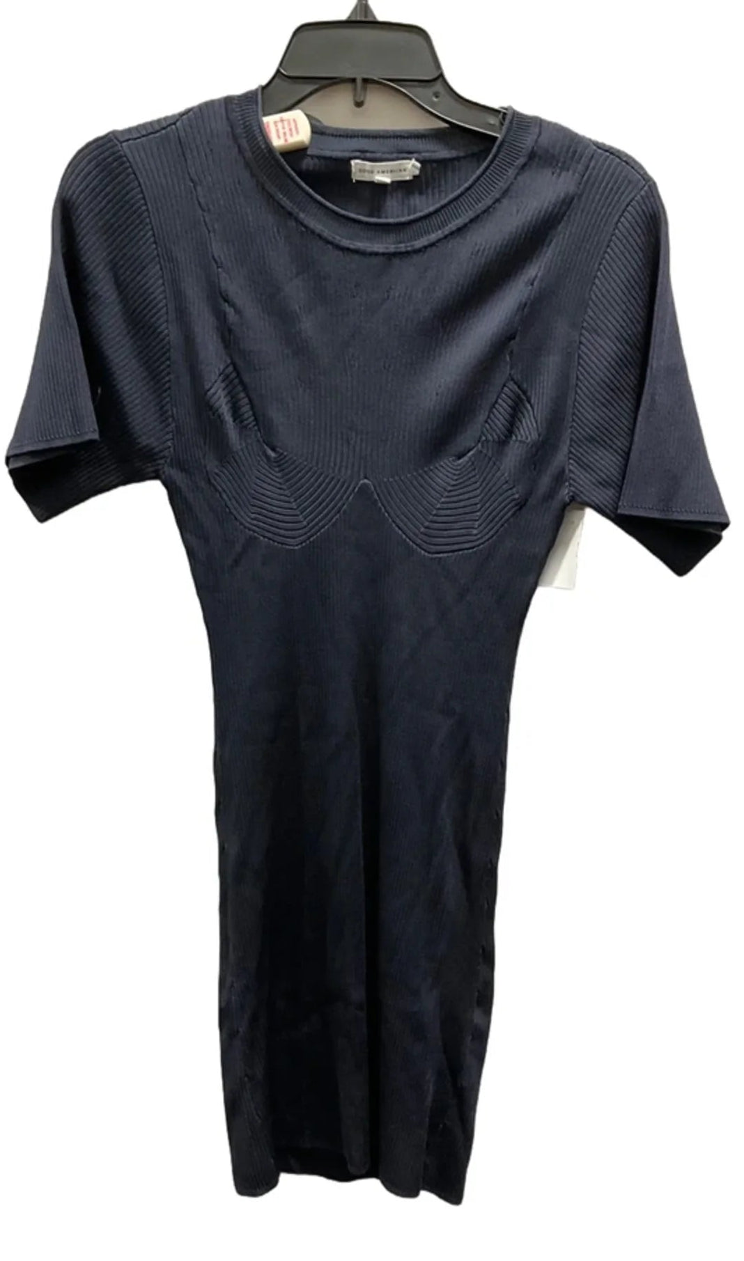 Dress Casual Midi By Good American In Blue, Size: M