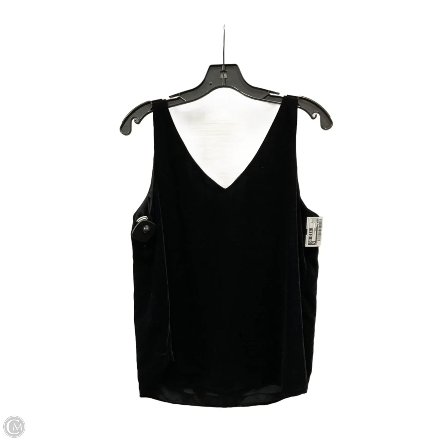 Top Sleeveless By Loft In Black, Size: M
