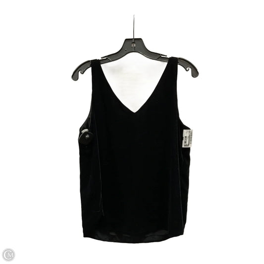 Top Sleeveless By Loft In Black, Size: M