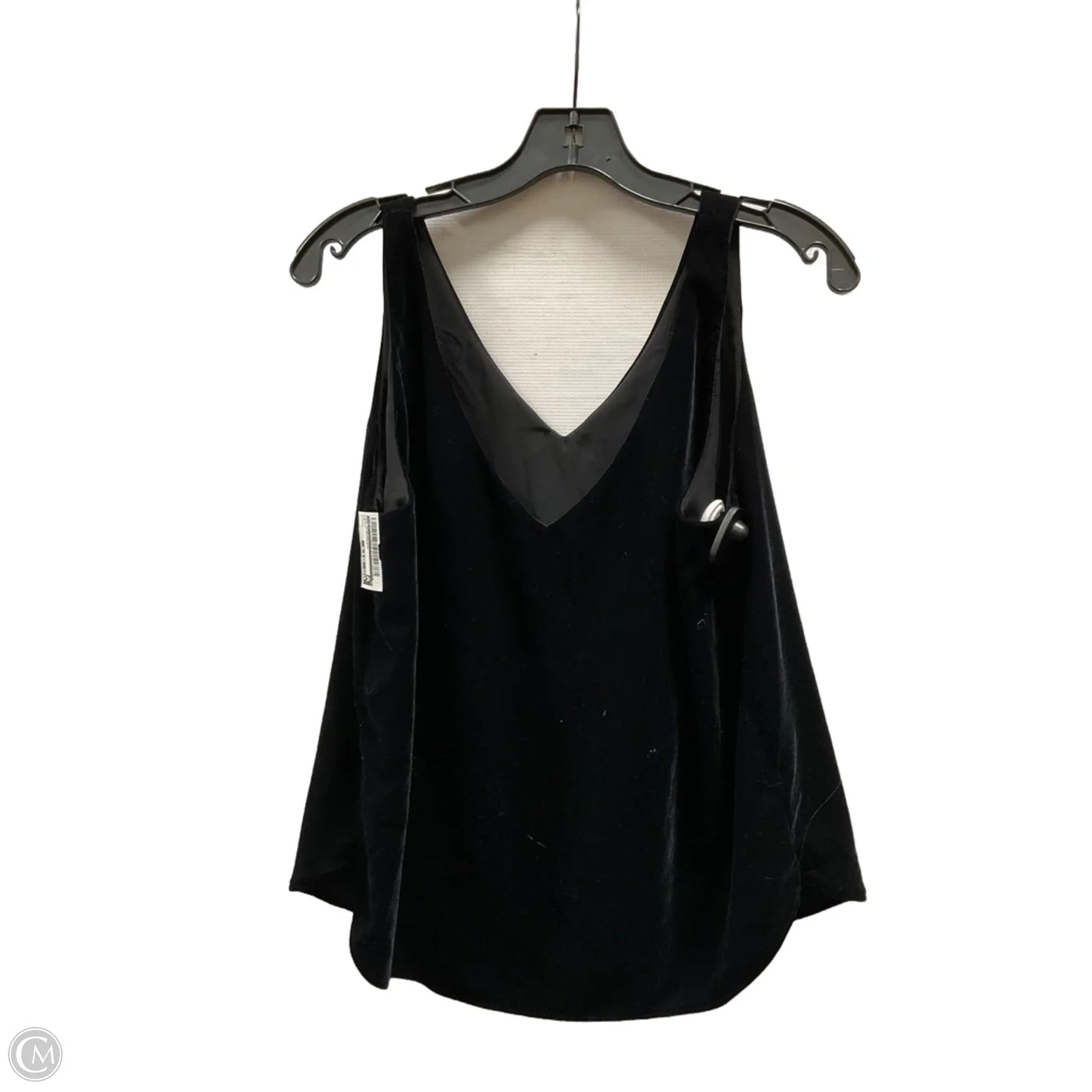 Top Sleeveless By Loft In Black, Size: M