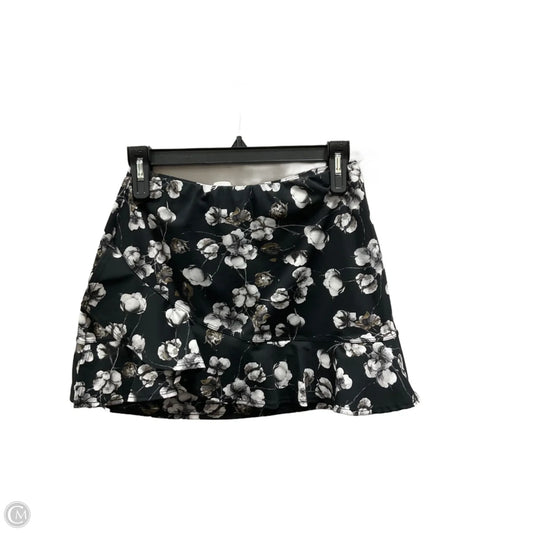 Athletic Skort By Tail In Black & White, Size: Xs