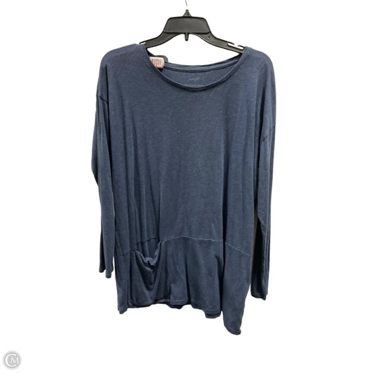 Tunic Long Sleeve By Pure Jill In Blue, Size: L