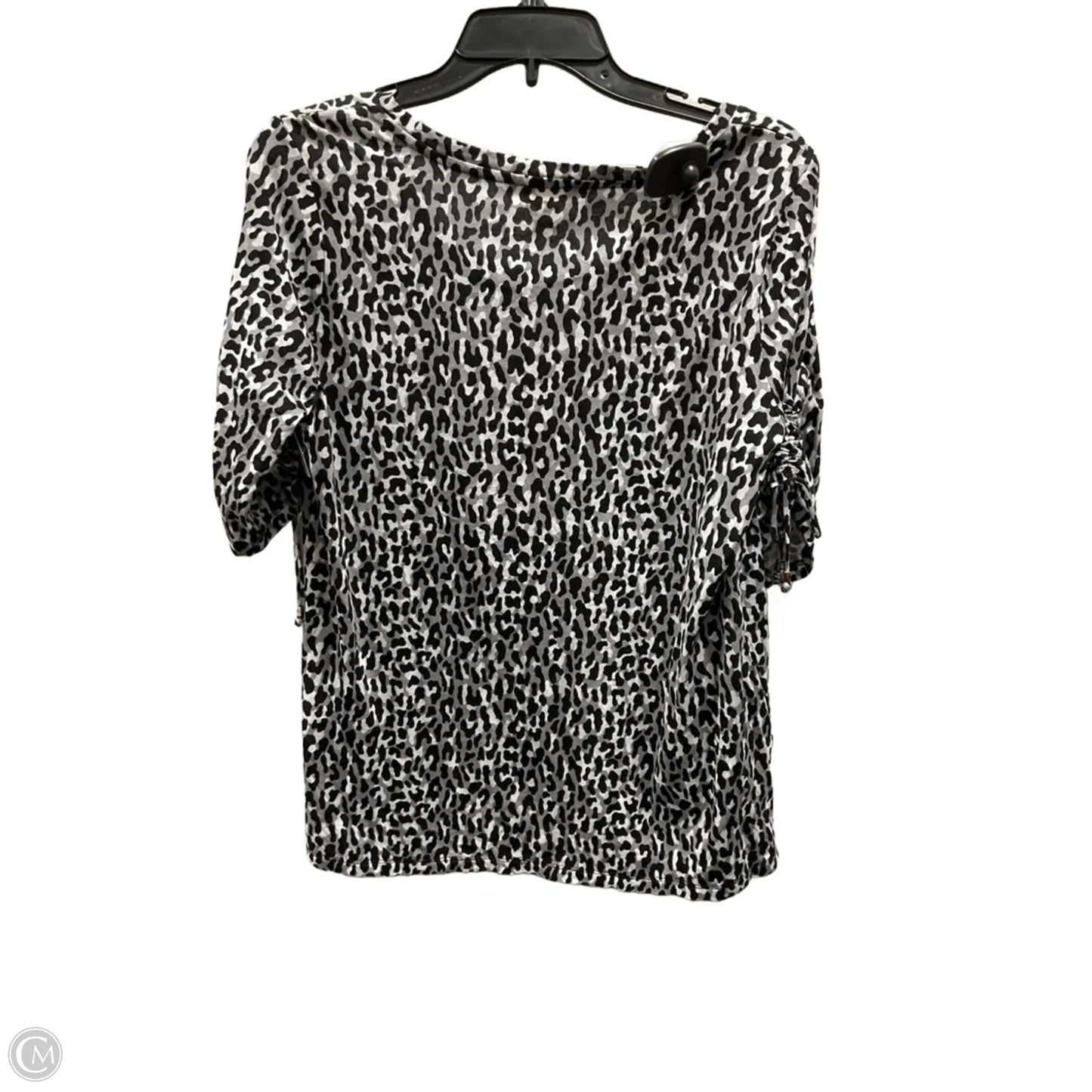 Top Long Sleeve By Michael By Michael Kors In Leopard Print, Size: M