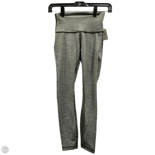 Athletic Leggings By Lululemon In Green, Size: 4