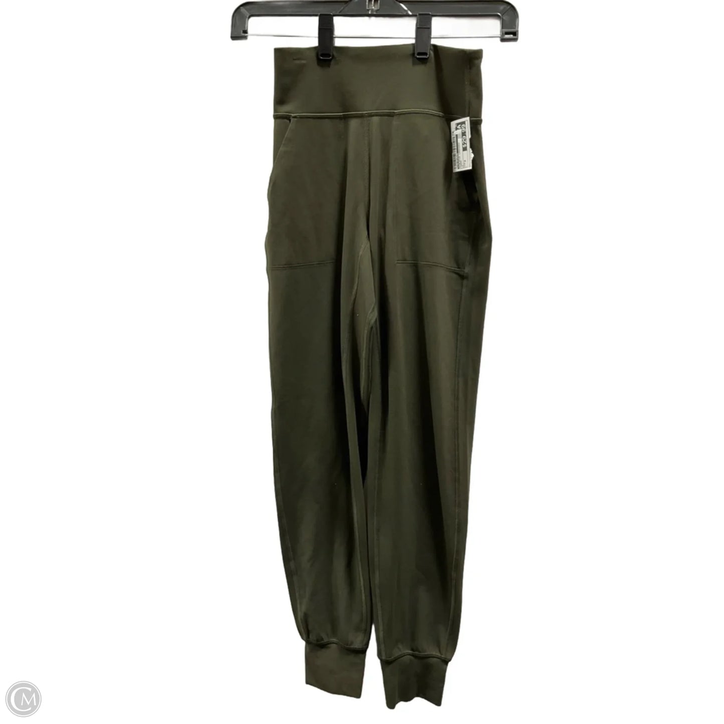 Athletic Leggings By Lululemon In Green, Size: 2