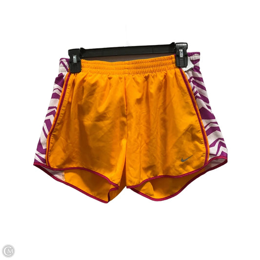 Athletic Shorts By Nike Apparel In Orange & Pink, Size: M