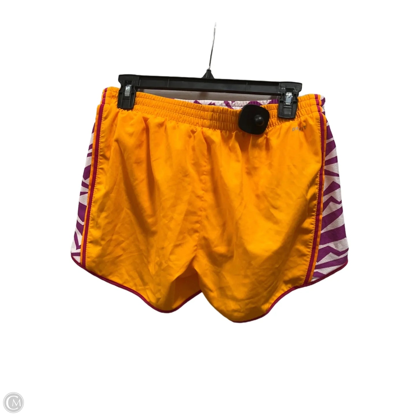 Athletic Shorts By Nike Apparel In Orange & Pink, Size: M
