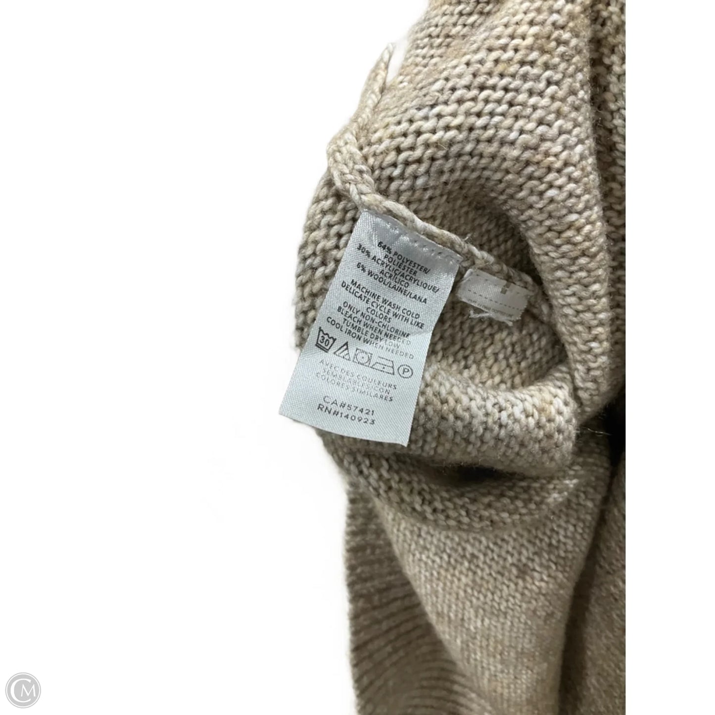 Sweater By Loft In Tan, Size: L