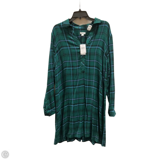 Dress Casual Midi By J. Jill In Green, Size: L