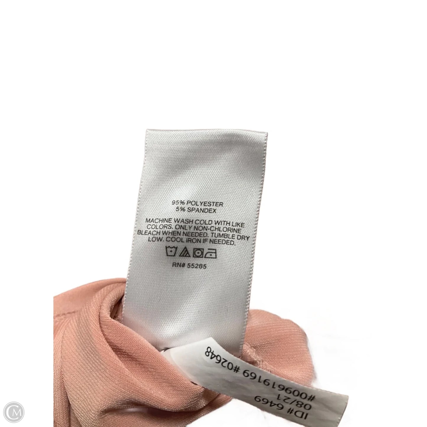 Top Long Sleeve By Express In Peach, Size: M