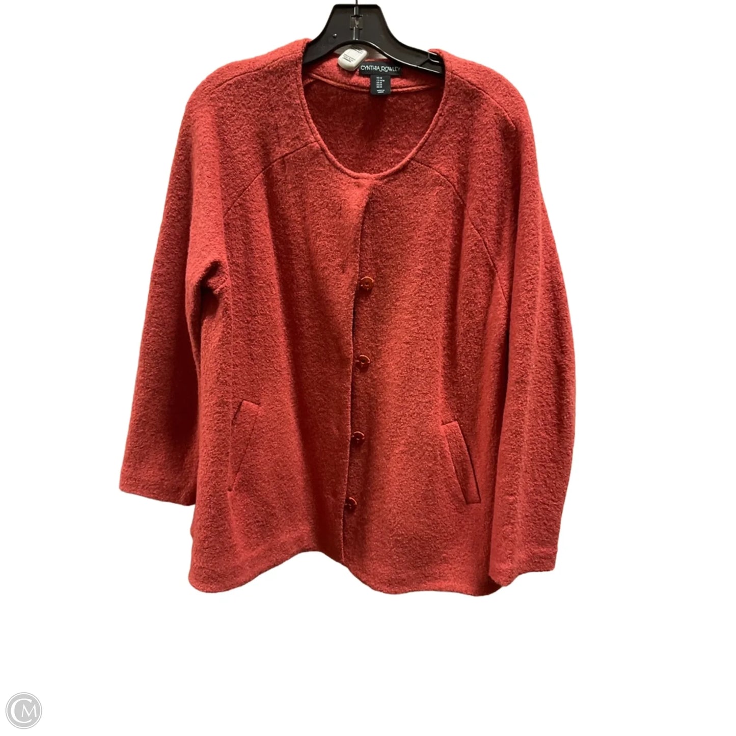 Cardigan By Cynthia Rowley In Orange, Size: M