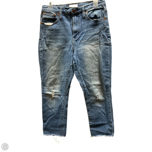 Jeans Boyfriend By Madewell In Blue, Size: 4