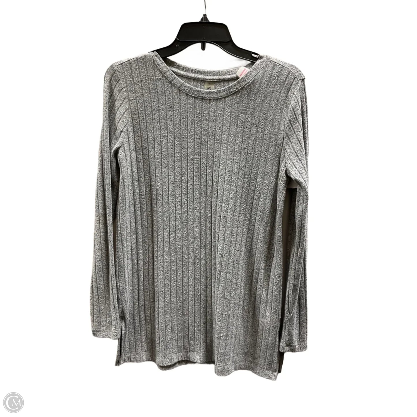 Top Long Sleeve By Lou And Grey In Grey, Size: M