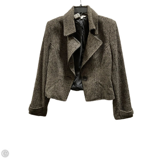 Blazer By Cabi In Black & Tan, Size: 12