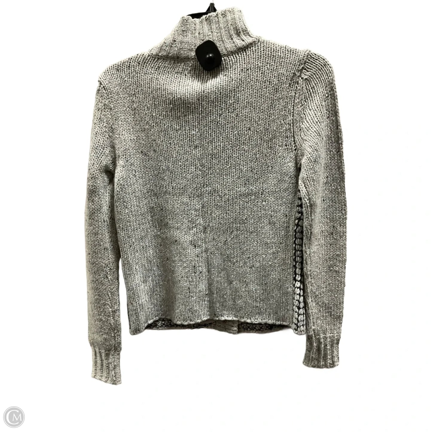Sweater Cardigan By Cabi In Black & Grey, Size: Xs