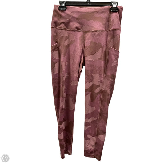 Athletic Leggings By The North Face In Pink, Size: L