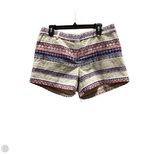 Shorts By Katherine Barclay In Blue & Cream, Size: 12