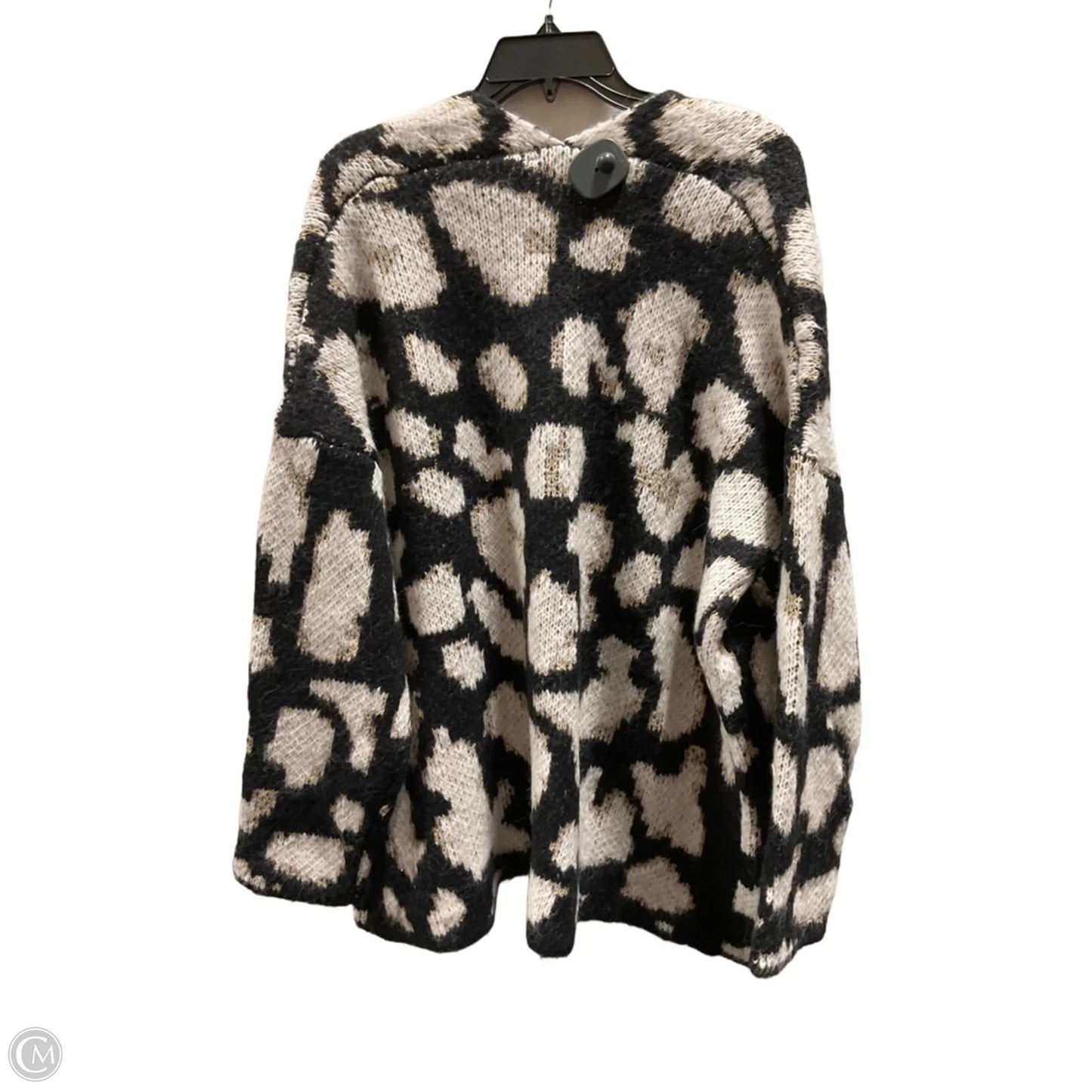 Sweater Cardigan By Davi & Dani In Leopard Print, Size: L