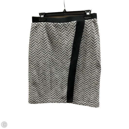 Skirt Mini & Short By Zac And Rachel In Black & White, Size: S