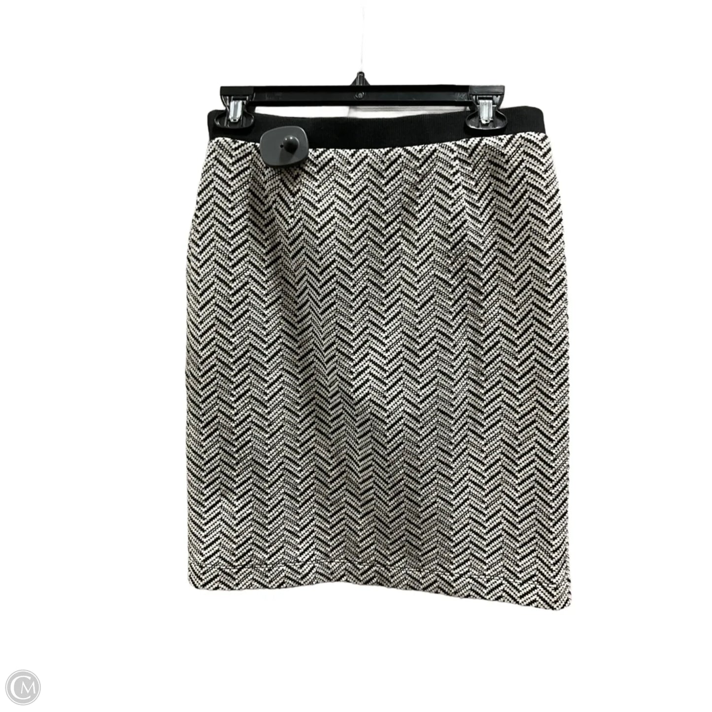 Skirt Mini & Short By Zac And Rachel In Black & White, Size: S