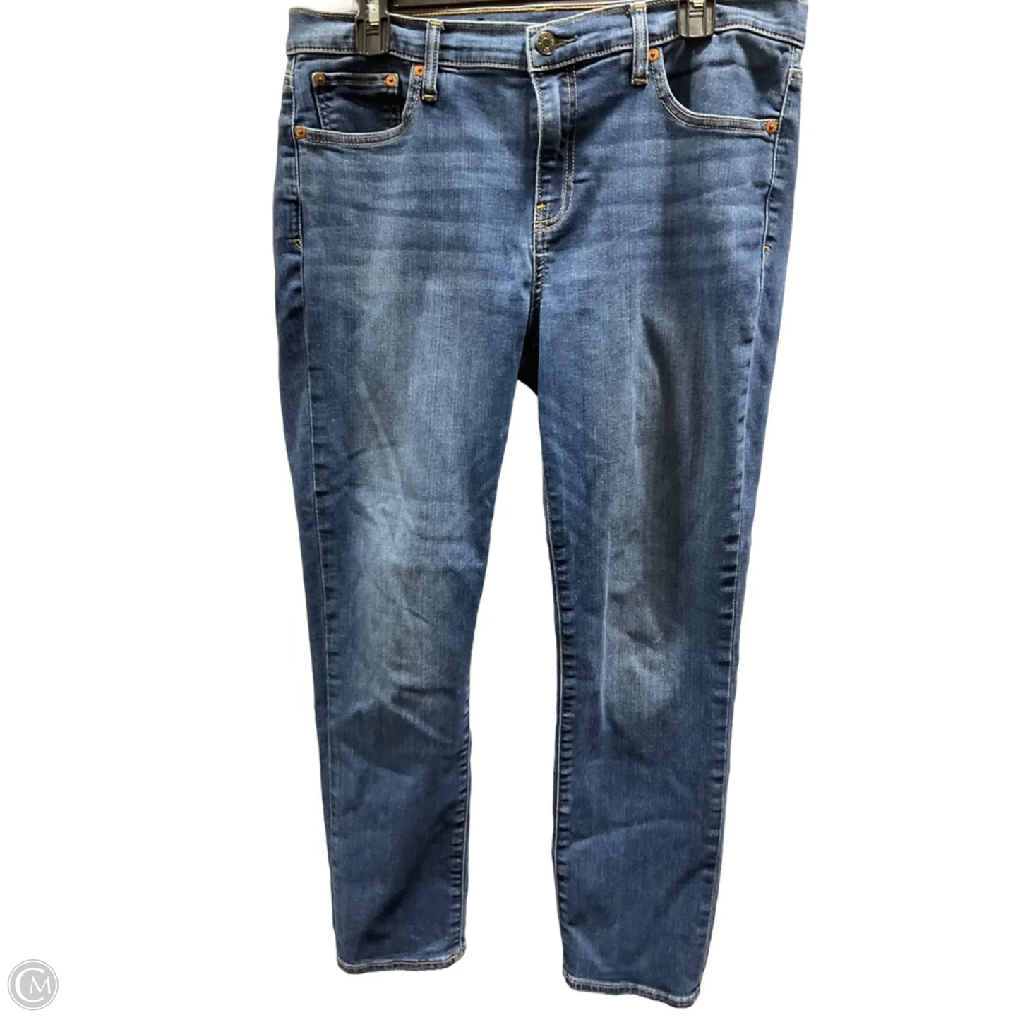 Jeans Straight By Gap In Blue, Size: 14