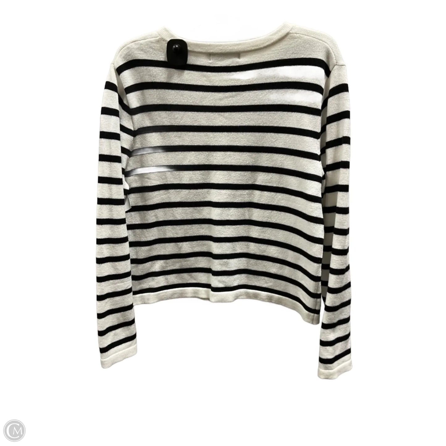 Cardigan By Cmf In Striped Pattern, Size: L