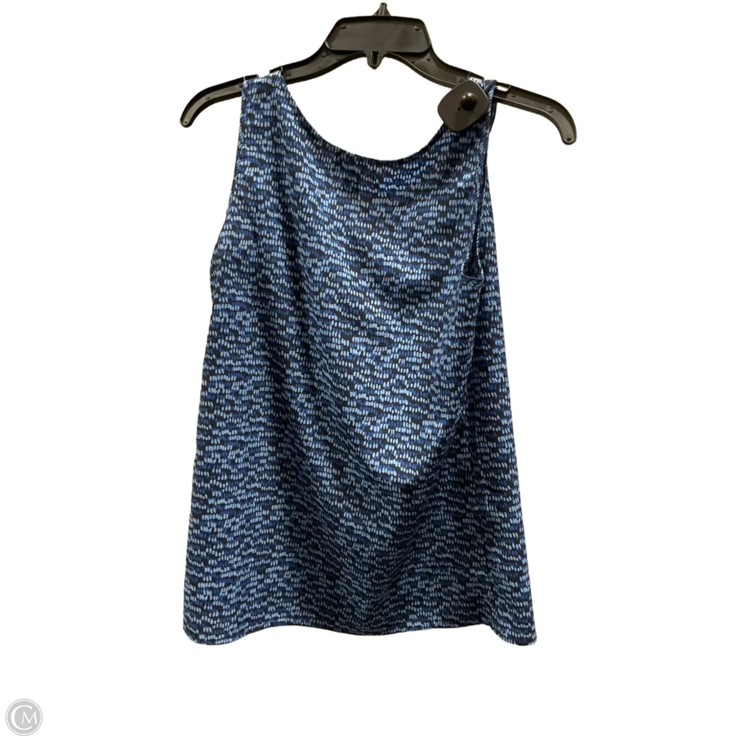 Top Sleeveless By Loft In Black & Blue, Size: Xs