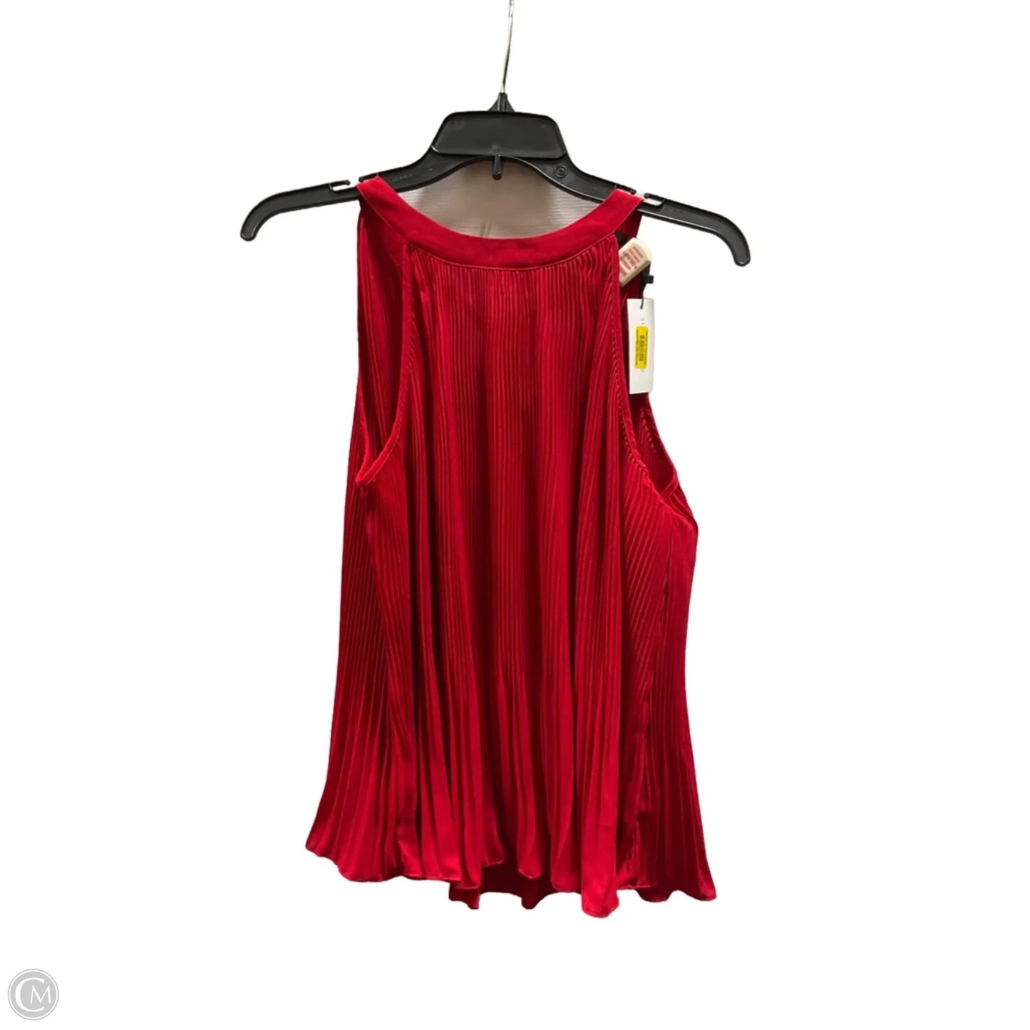 Top Sleeveless By Clothes Mentor In Red, Size: M