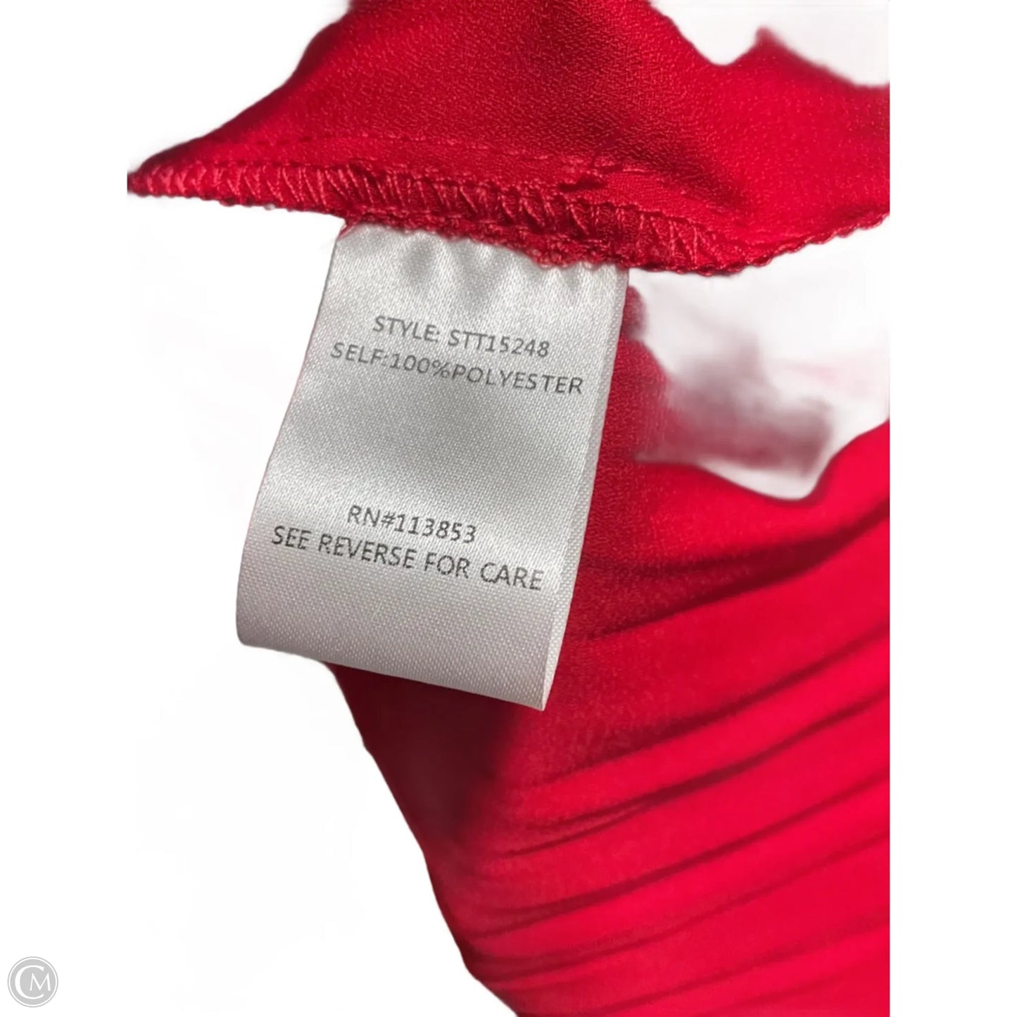 Top Sleeveless By Clothes Mentor In Red, Size: M