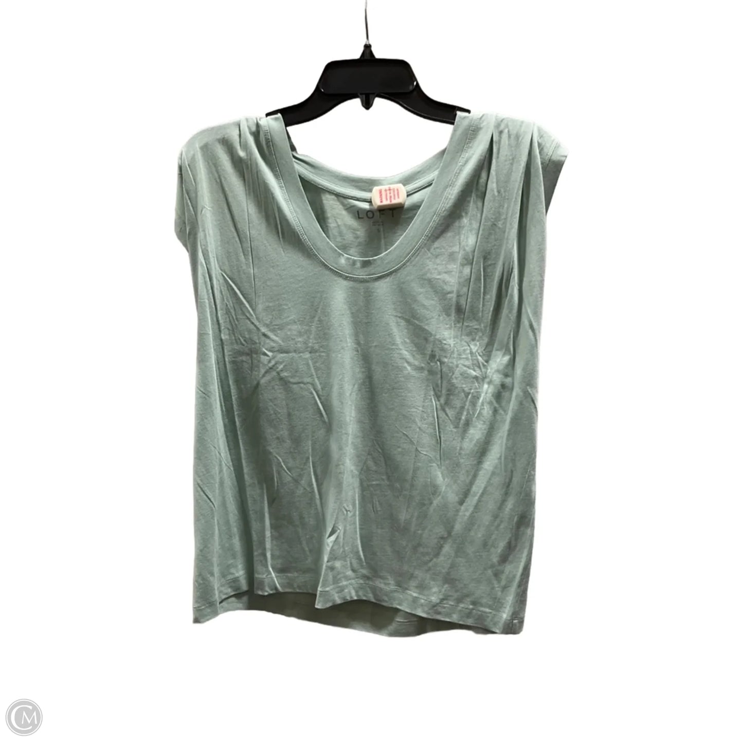 Top Sleeveless By Loft In Green, Size: S