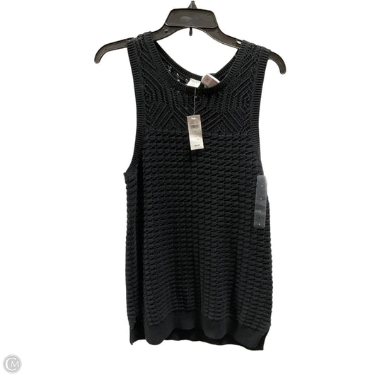Top Sleeveless By Gap In Black, Size: S