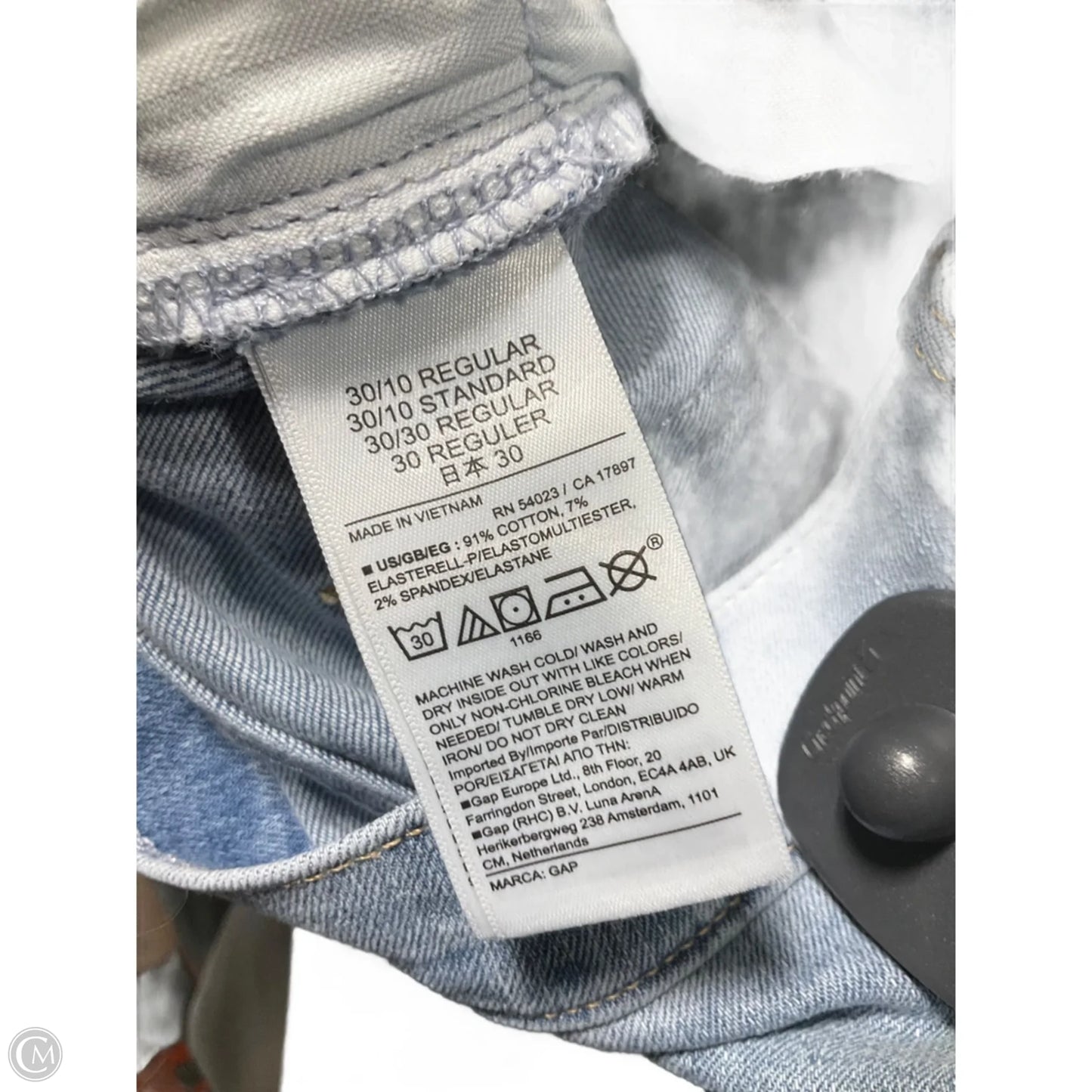 Jeans Boot Cut By Gap In Blue, Size: 10