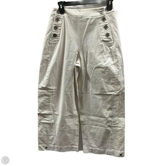 Pants Wide Leg By Banana Republic In Cream, Size: 0