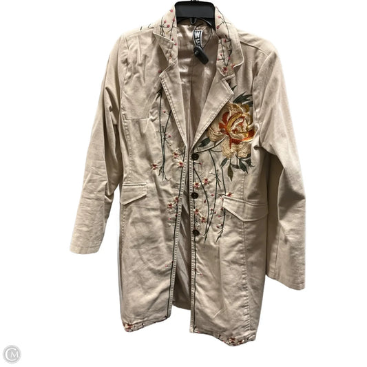 Jacket Other By Cmb In Tan, Size: M