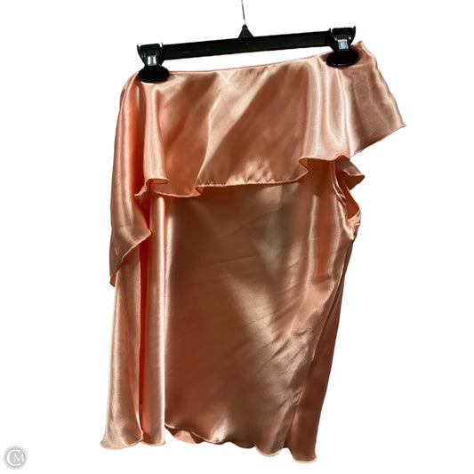 Top Sleeveless By Cmb In Orange, Size: L