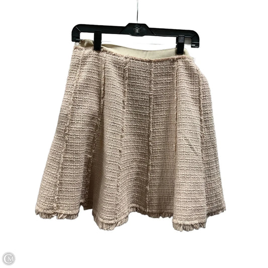 Skirt Midi By Rebecca Taylor In Beige, Size: 8