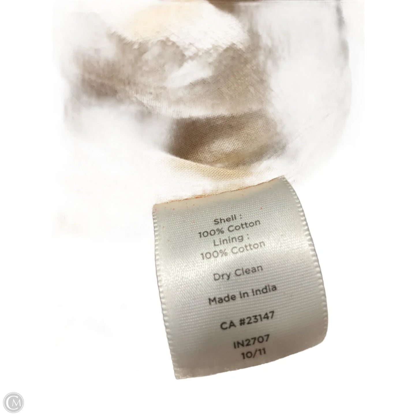 Top Sleeveless By Talbots In Tan, Size: 14