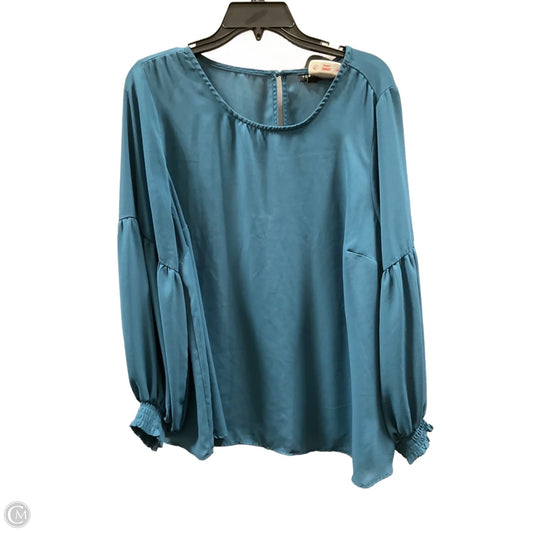Top Long Sleeve By Torrid In Teal, Size: 2x