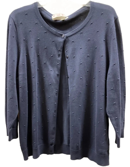 Cardigan By Talbots In Blue, Size: Xl