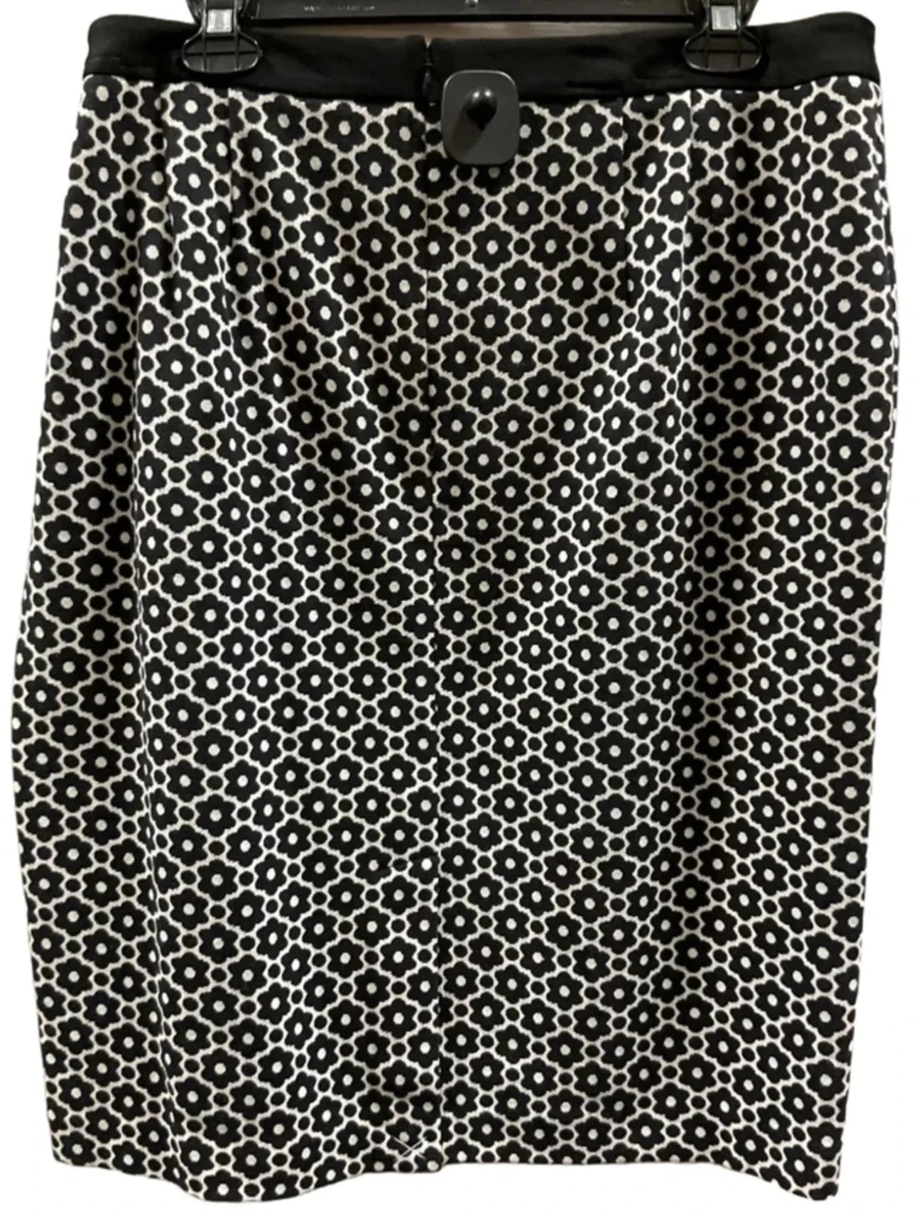 Skirt Midi By Talbots In Black & White, Size: 16