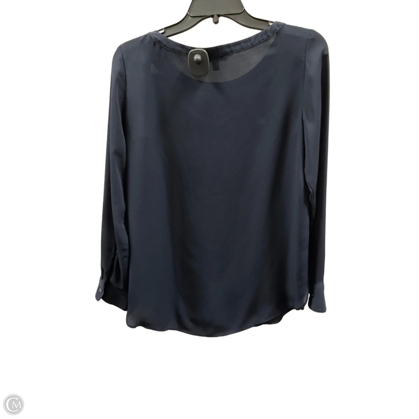 Top Long Sleeve By Banana Republic In Blue, Size: Xs