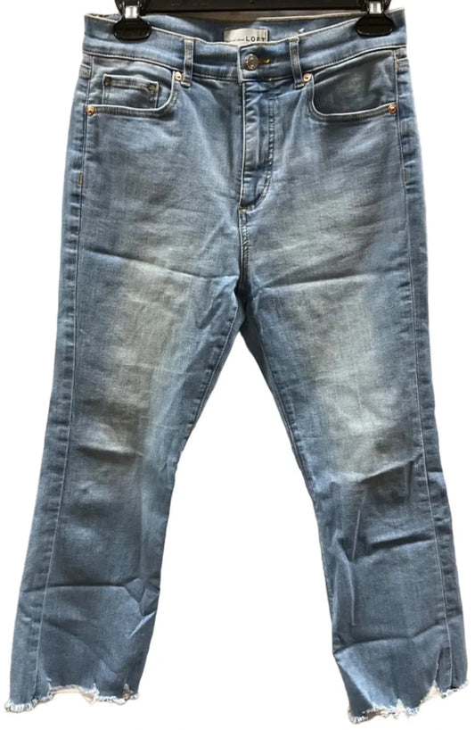 Jeans Cropped By Loft In Blue, Size: 4