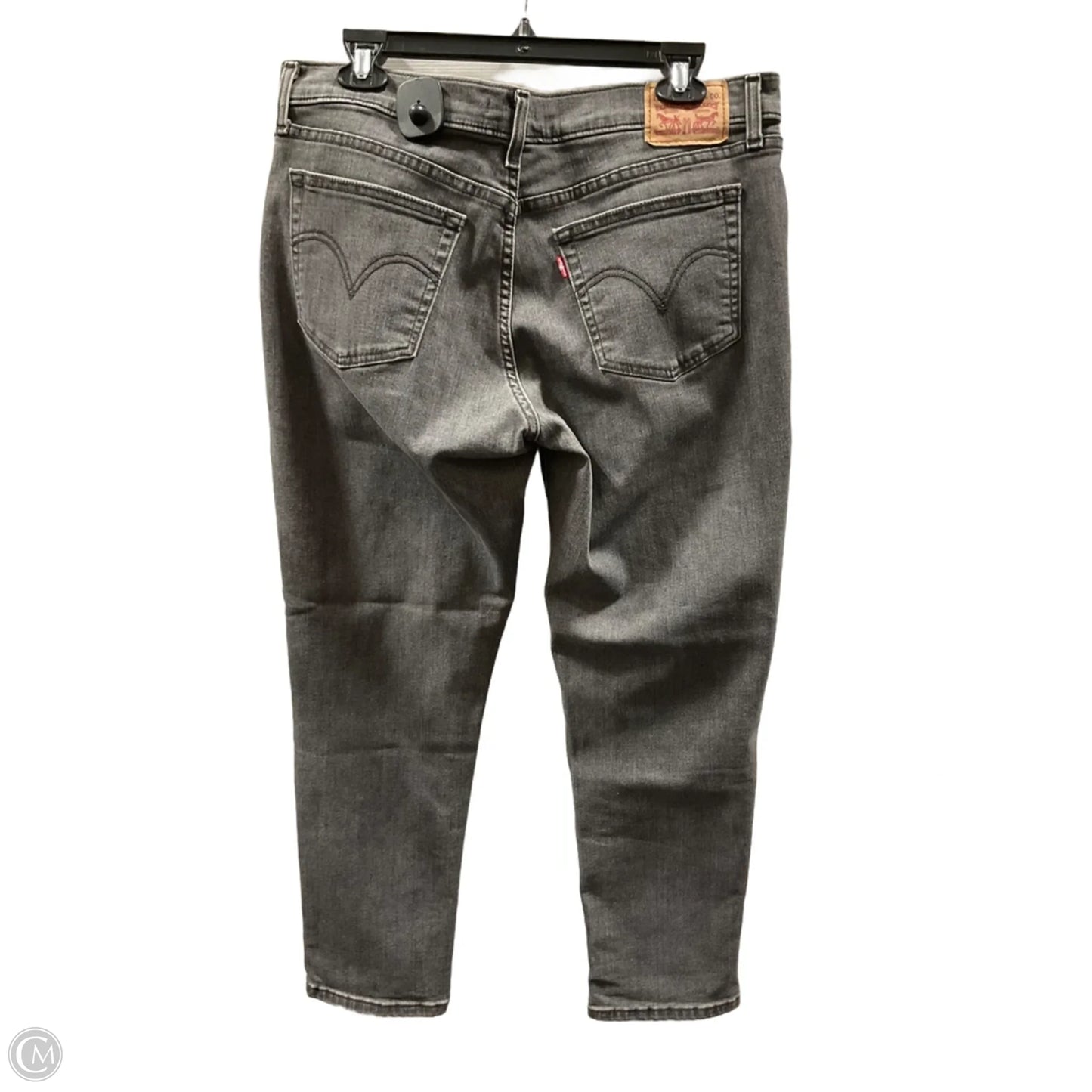 Jeans Boot Cut By Levis In Grey, Size: L