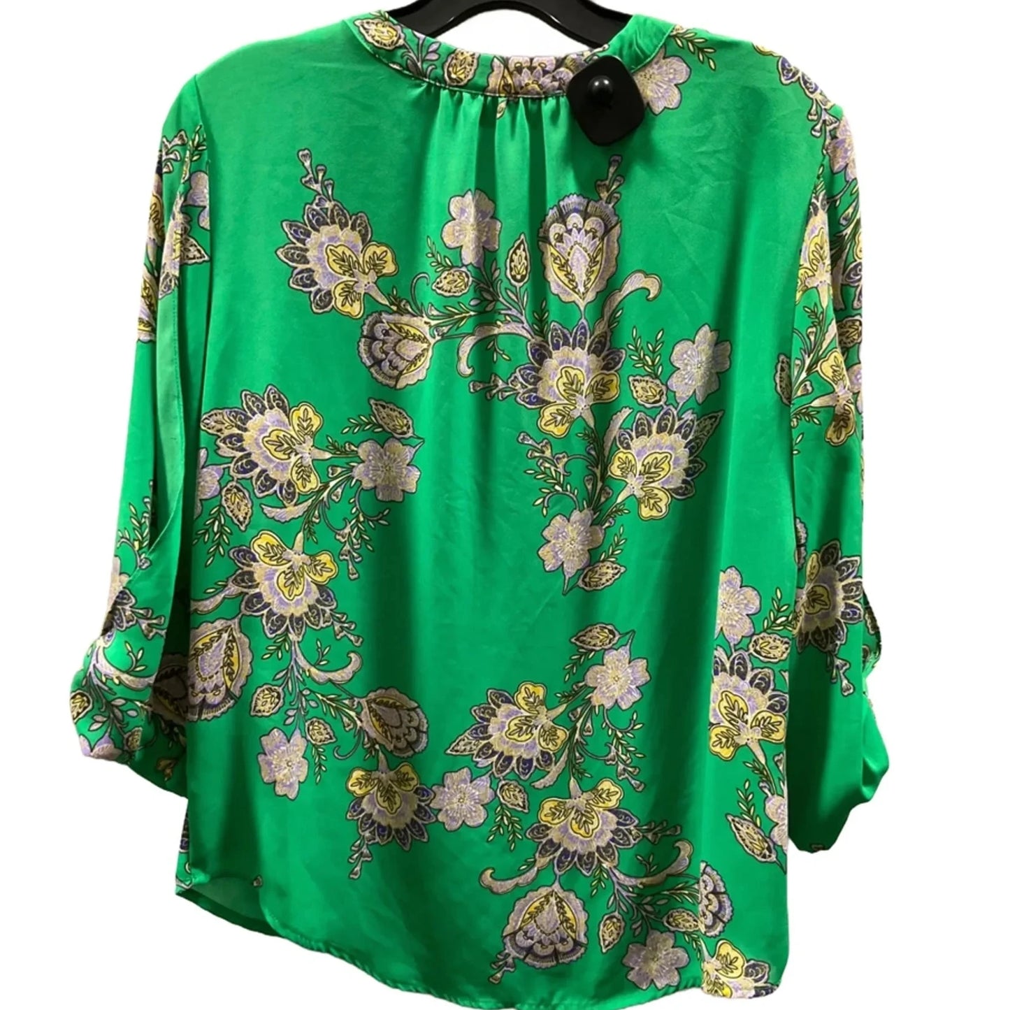 Top 3/4 Sleeve By New York And Co In Green, Size: M