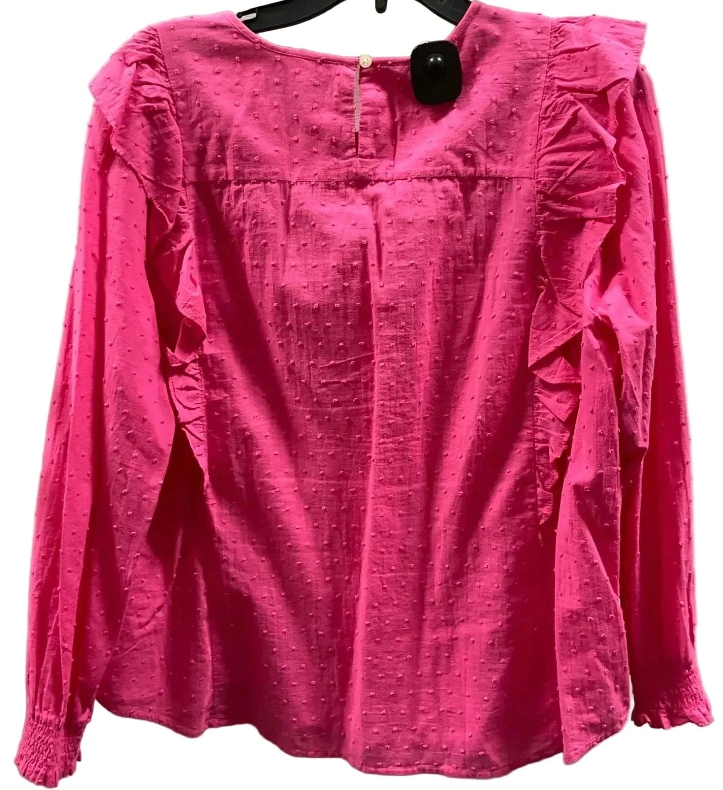 Top Long Sleeve By Loft In Pink, Size: Xl