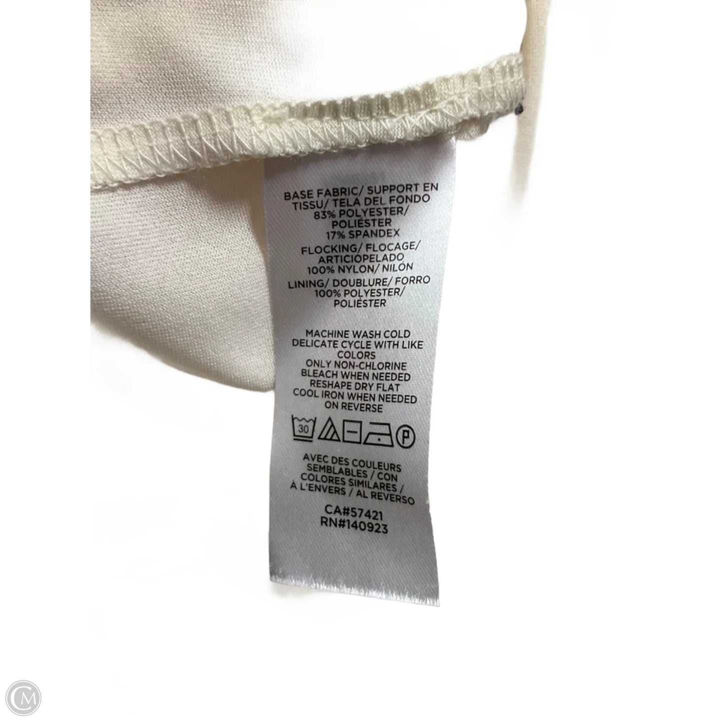 Top Long Sleeve By Loft In Cream, Size: L