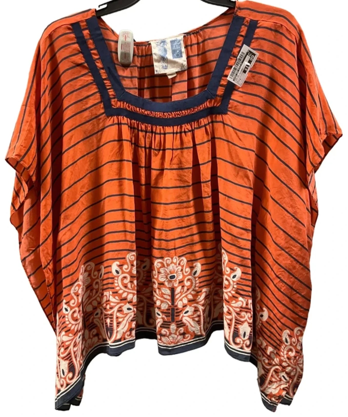 Top Short Sleeve By Edme And Esyllte In Striped Pattern, Size: S