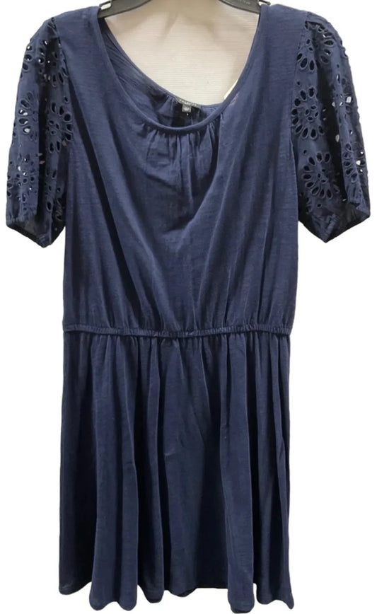Dress Casual Midi By Talbots In Blue, Size: L